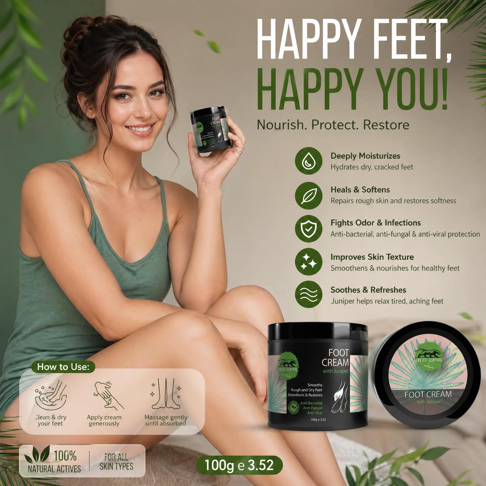 Foot Cream With Juniper (100g)